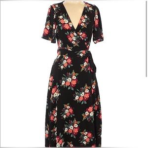 Forever 21 Floral Wrap Dress